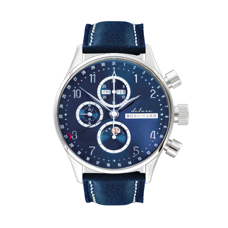 P100 Deluxe Chronograph Königsblau