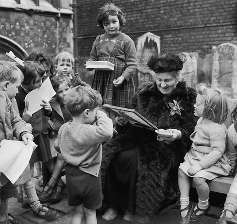 Maria Montessori and Children