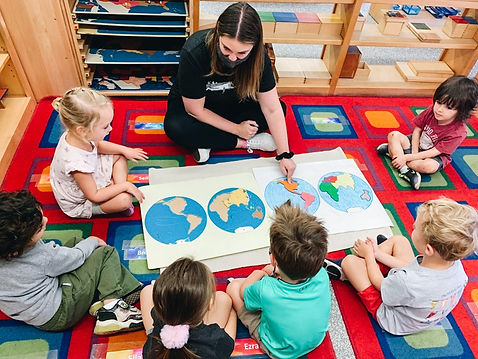 Teacher with Students