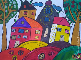 Марьясова София  8 лет «Разноцветный пейзаж»