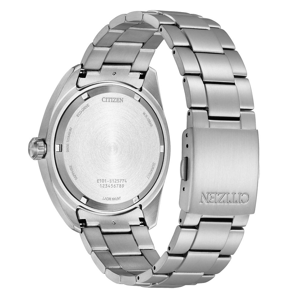 Miniatura: Orologio Citizen Super Titanio 8561 Eco Drive 42 mm. BM8560-88L