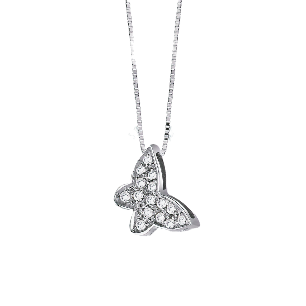 Raggi Collana Farfalla con diamanti CP-CPT-FF/006