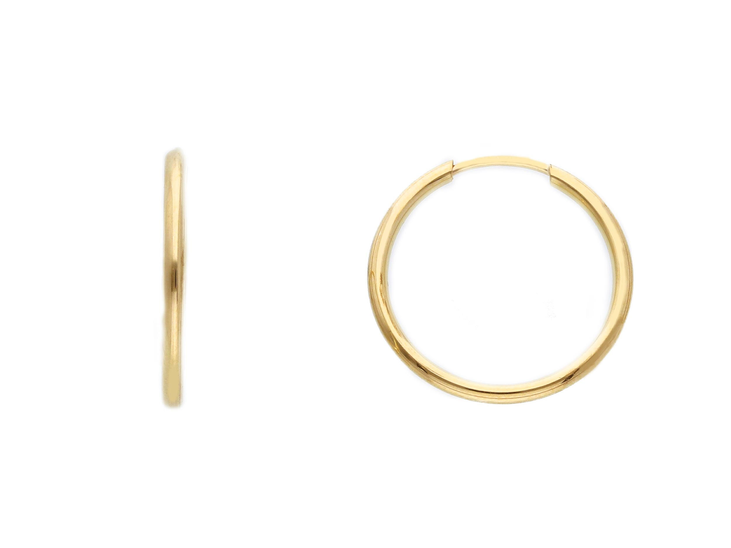 Raggi Orecchini Cerchio oro giallo GW265276