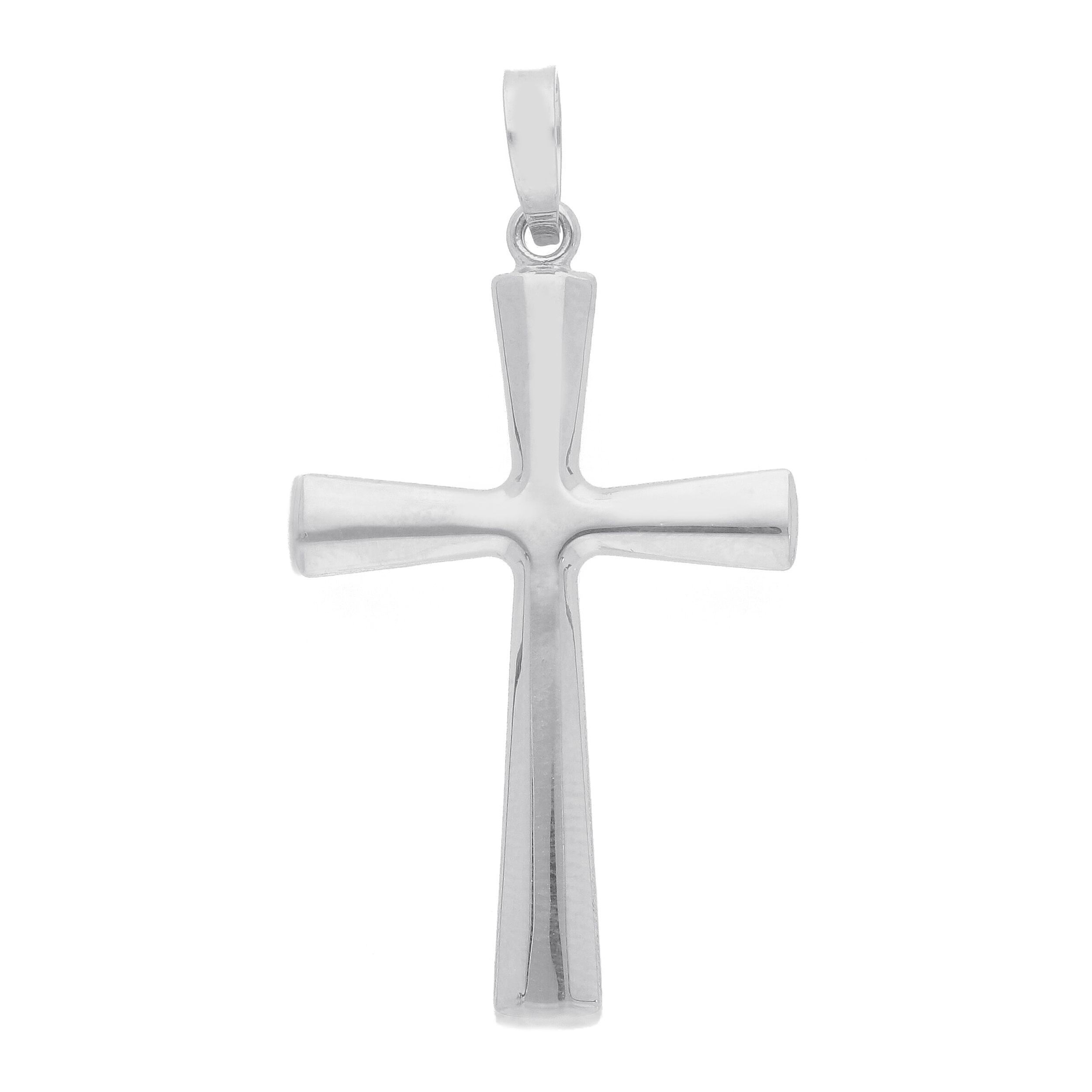 Raggi Ciondolo Croce oro bianco GW282284