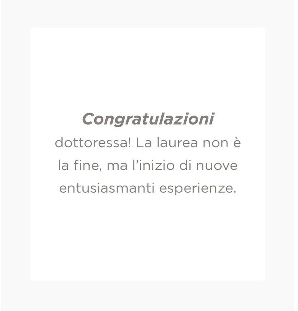 Miniatura: Kidult By You 741011 Ciondolo tondo con frase laurea e cristallo