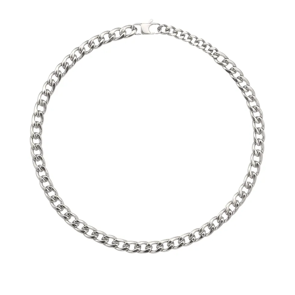 BREIL BLOCK CHAIN COLLANA IN ACCIAIO TJ3259
