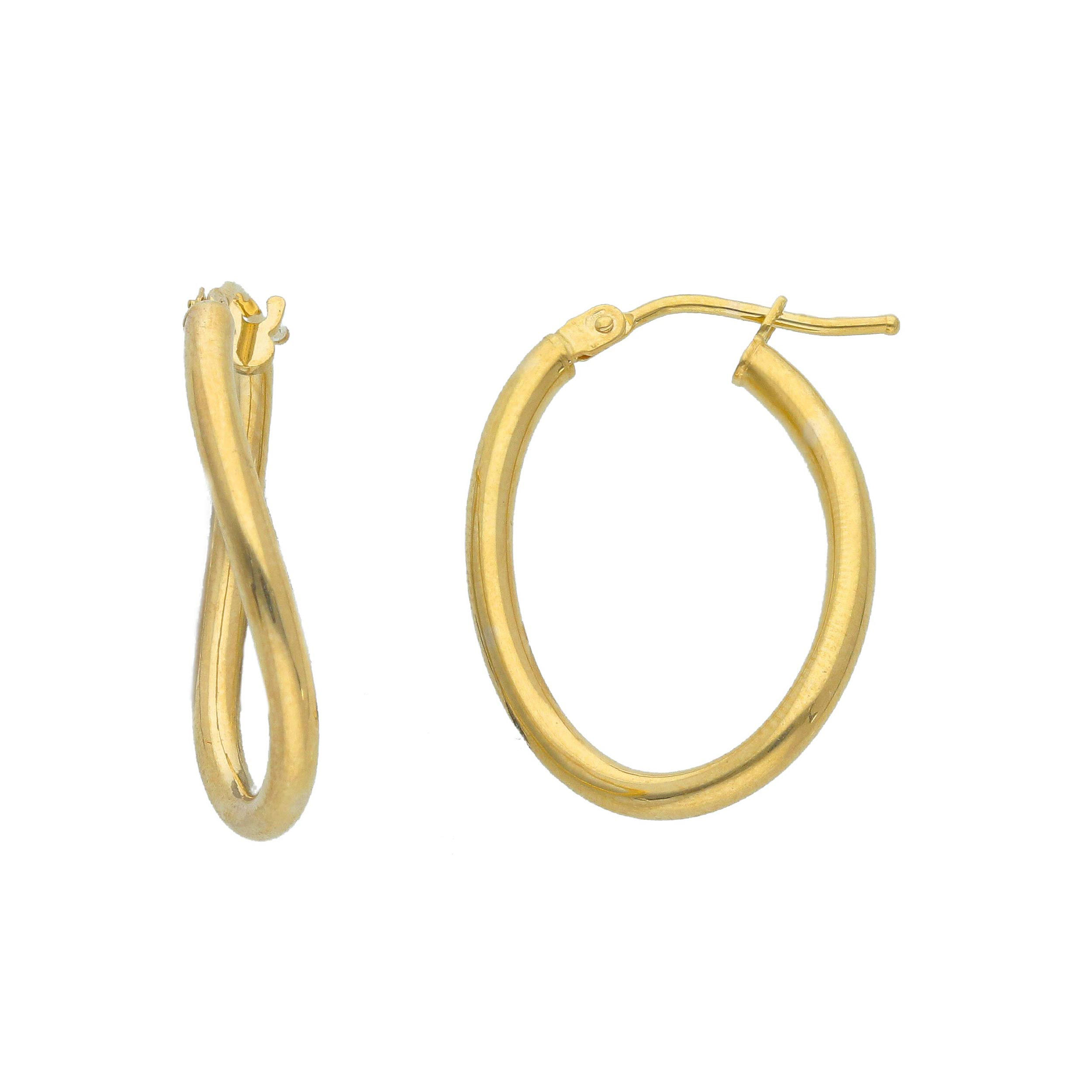 Raggi Orecchini Cerchio oro giallo GW182660