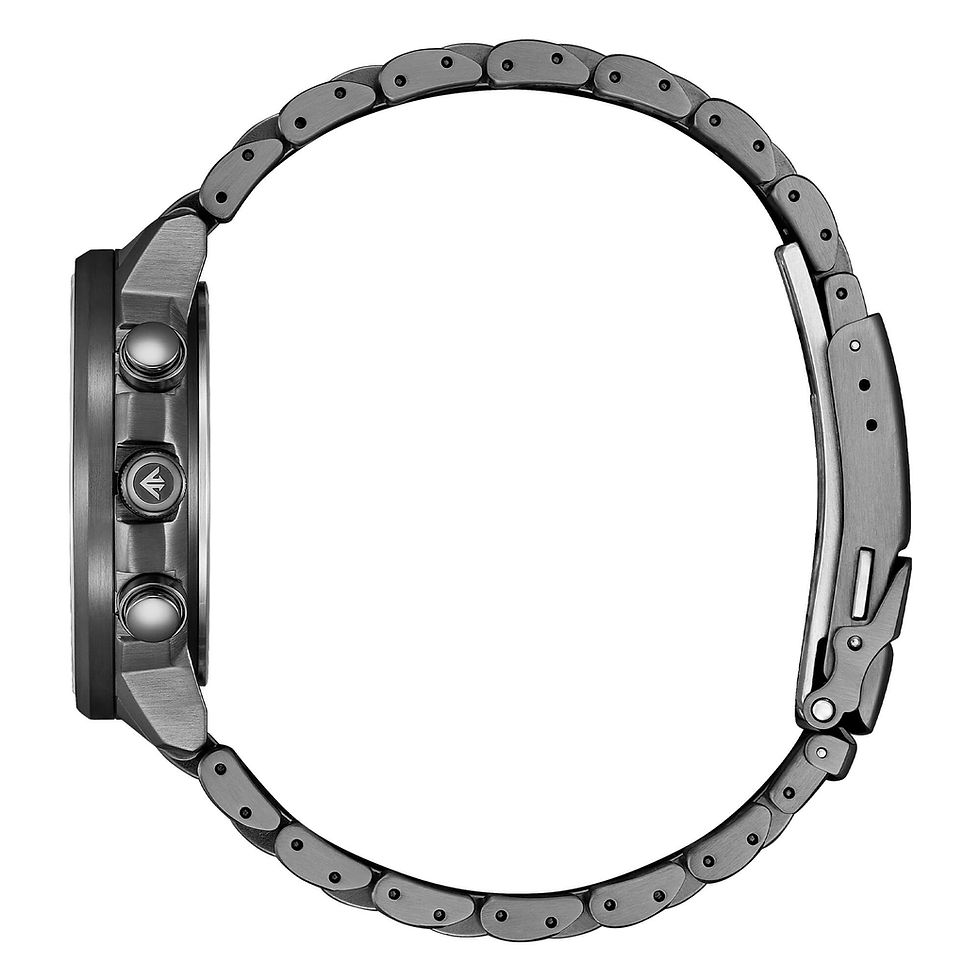 Thumbnail: Orologio Citizen Radiocontrollato Pilot Crono Eco Drive 41mm. AT8304-57W