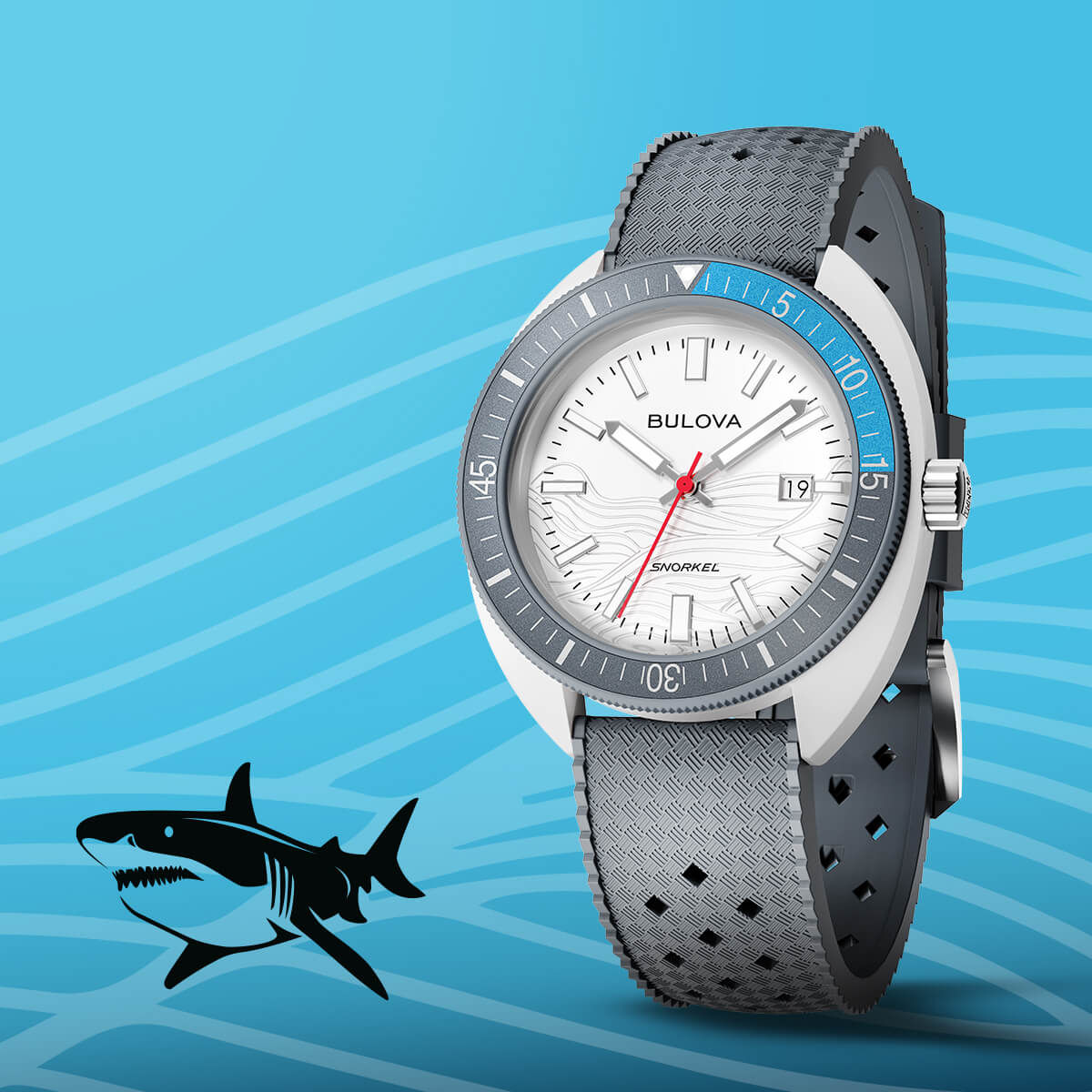 Orologio Bulova Snorkel Great White Shark Quartz 41 mm. 98B449