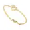 Miniatura: BREILB&ME BRACCIALE RIGIDO IN ACCIAIO IP GOLD LUCIDO - MEDIUM TJ3317