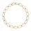 Miniatura: BREIL Collana Hoop catena groumette maglie forma ovale acciaio IP Gold TJ3523