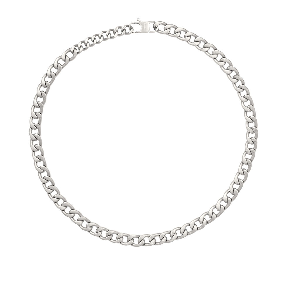 Thumbnail: BREIL BLOCK CHAIN COLLANA IN ACCIAIO TJ3259