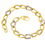 Miniatura: Raggi Bracciale Maglia catena oro giallo e oro bianco GW213218