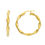 Miniatura: Raggi Orecchini Cerchio oro giallo GW164612