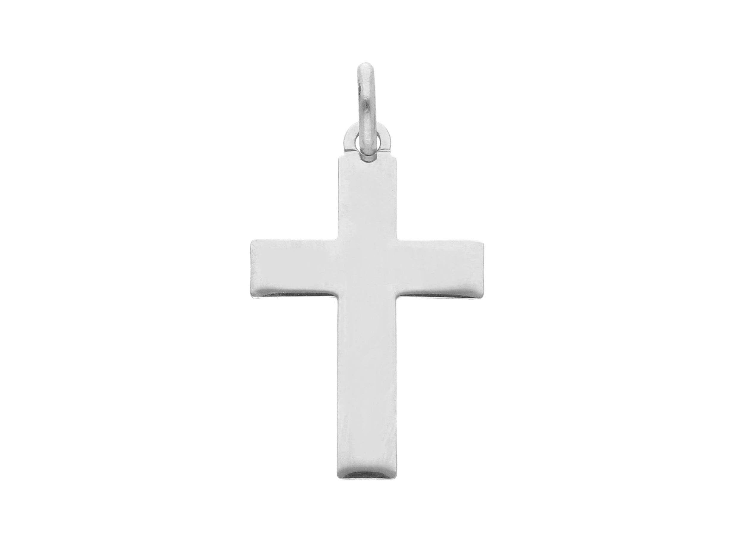 Raggi Ciondolo Croce oro bianco GW270491