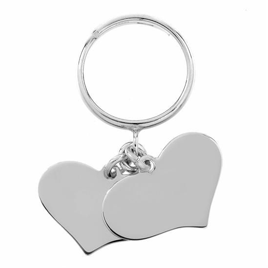 Raggi Anello Doppio Cuore argento RA0004