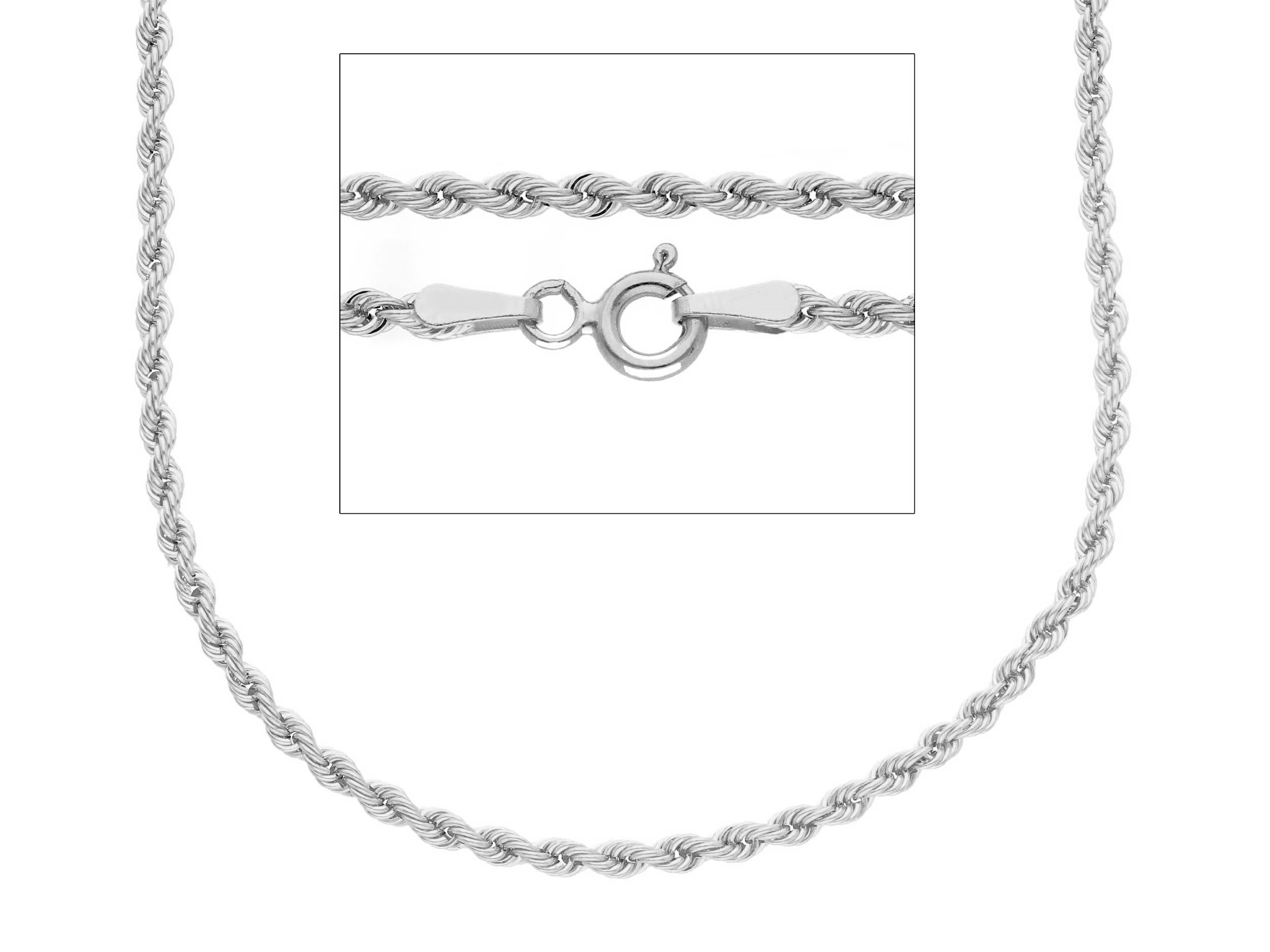 RAGGI Girocollo Maglia Corda oro bianco GWVCC040BB40