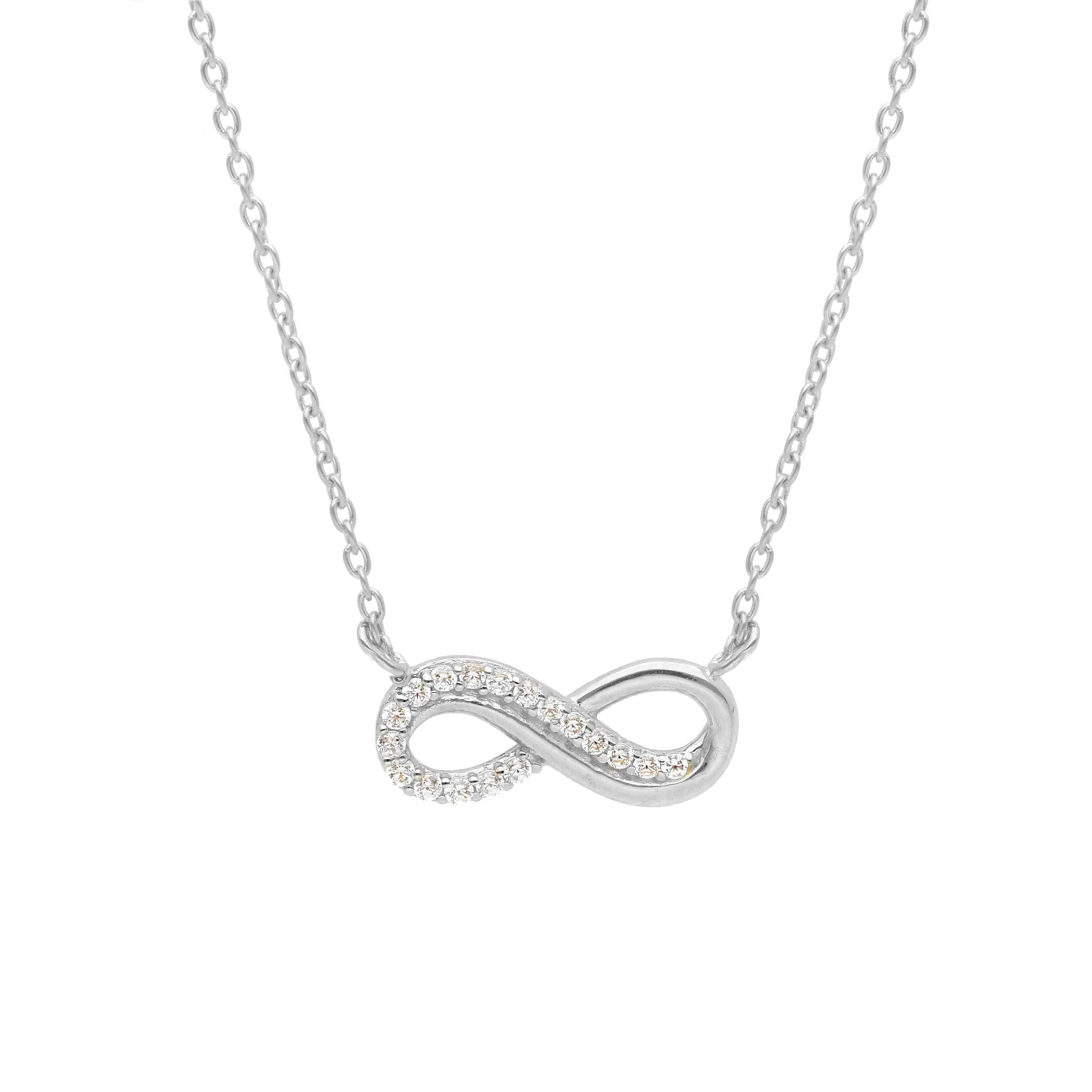Raggi Collana Infinito oro bianco GW218519