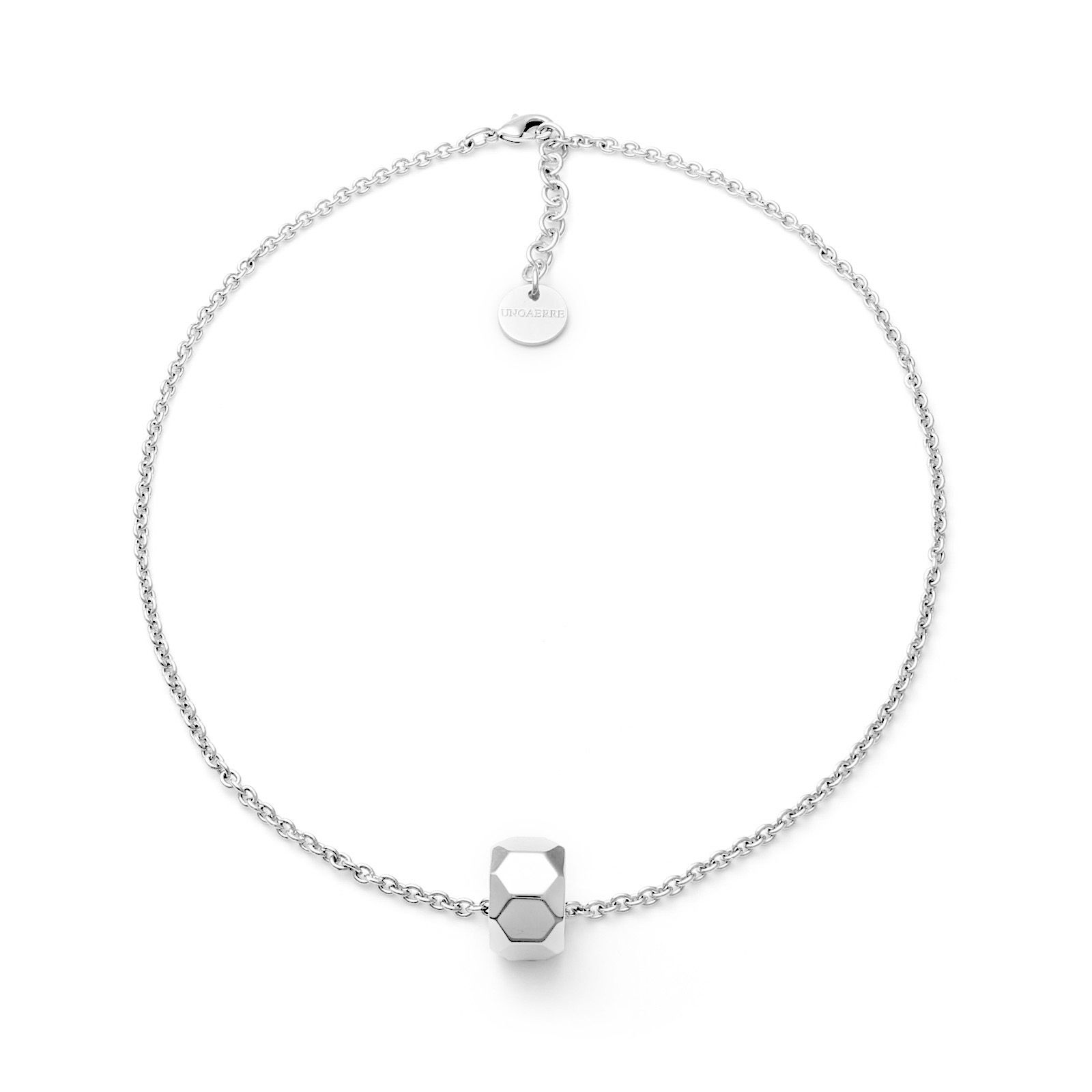 Unoaerre Collana pendente ad anello argentato 000EXH5544000 2605