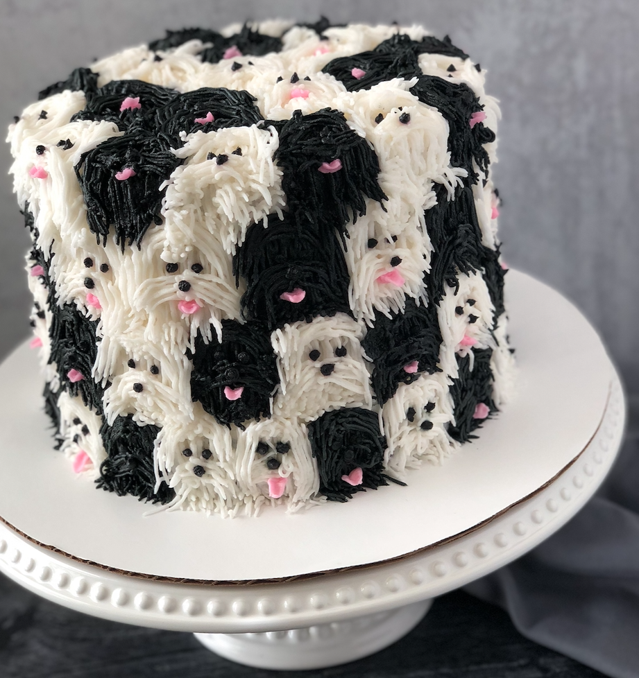 Neapolitan Puppies Cake