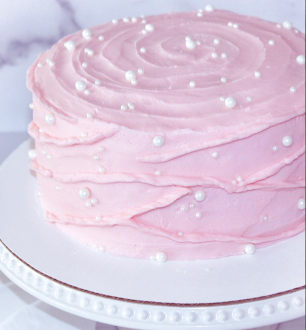 Pink Buttercream Cake