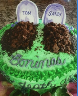 Halloween Anniversary cake