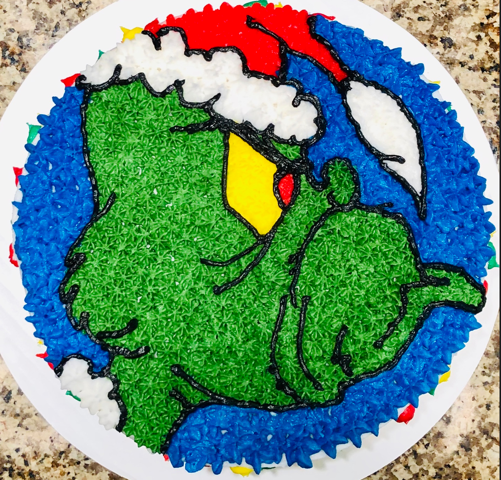 Grinch Cake