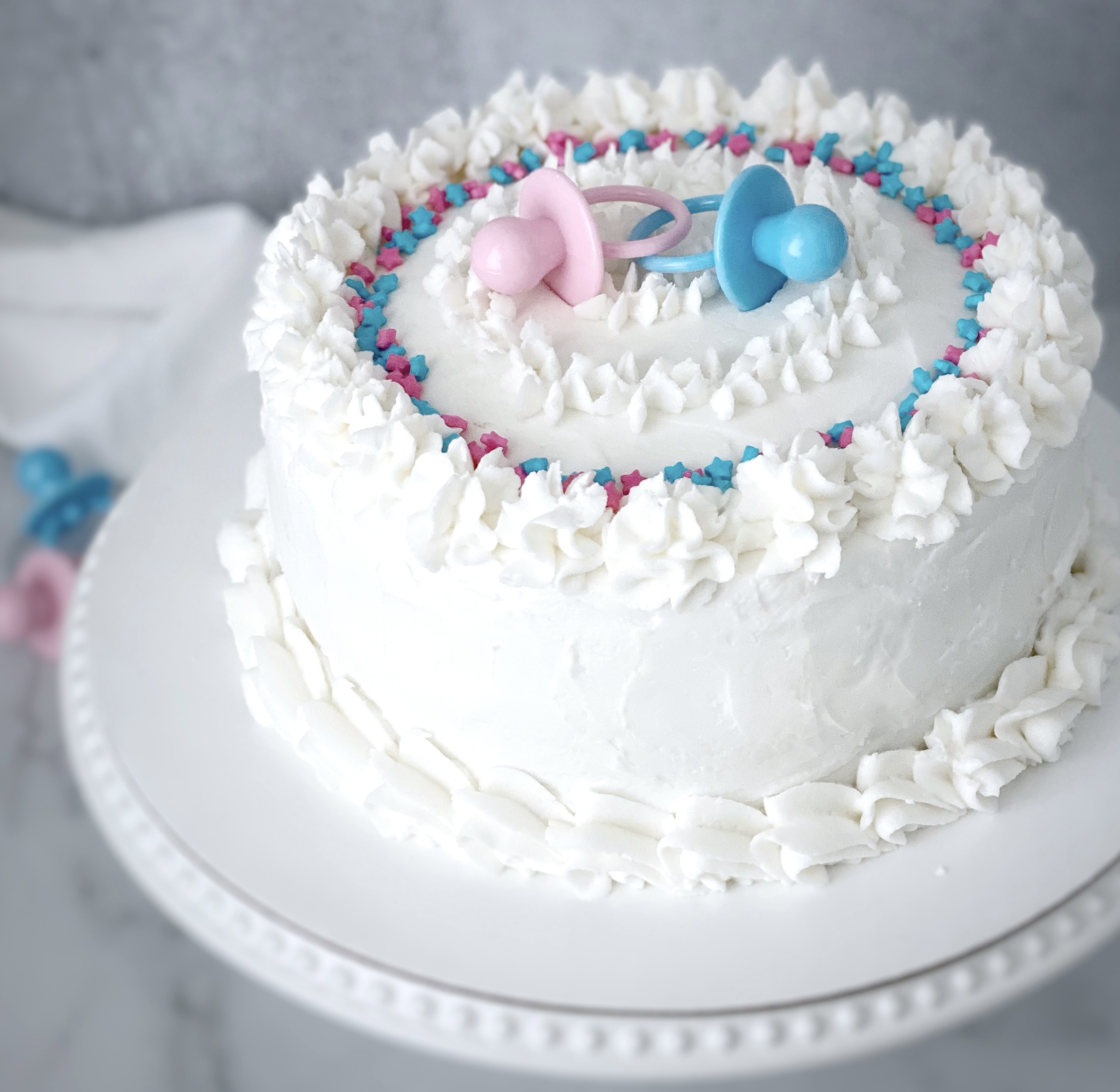 Gender Reveal Cake