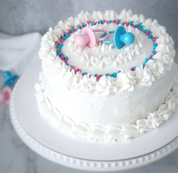 Gender Reveal Cake