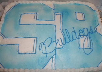 Highschool sheet cake