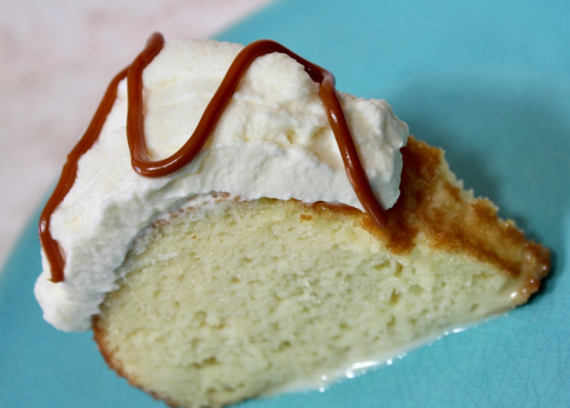 Tres Leche Cake slice