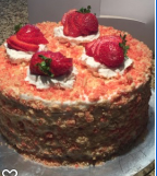 Strawberry Cheesecake Cake