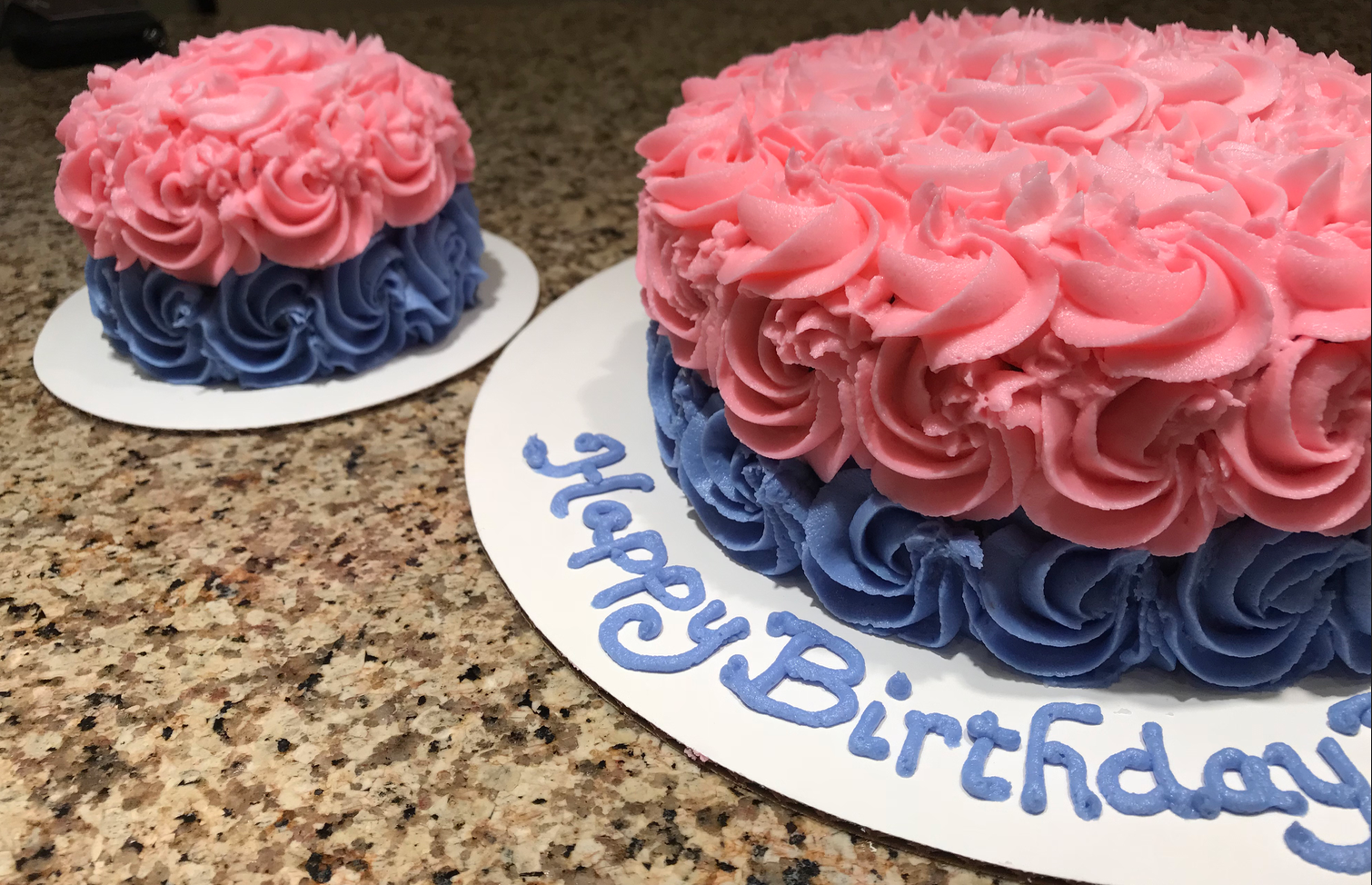 Buttercream Rose Cakes