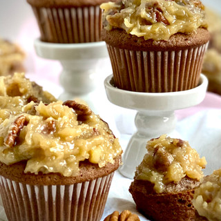 German Chocolate Cupcakes