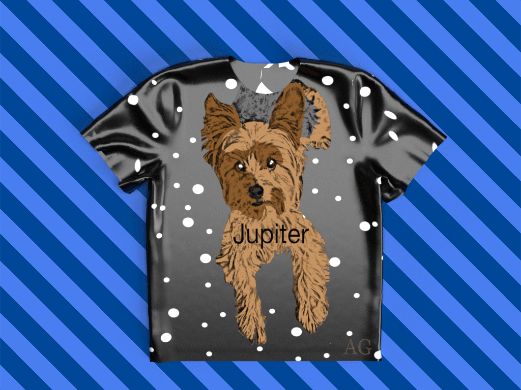 Darryl-dog-Jupiter-t-shirt