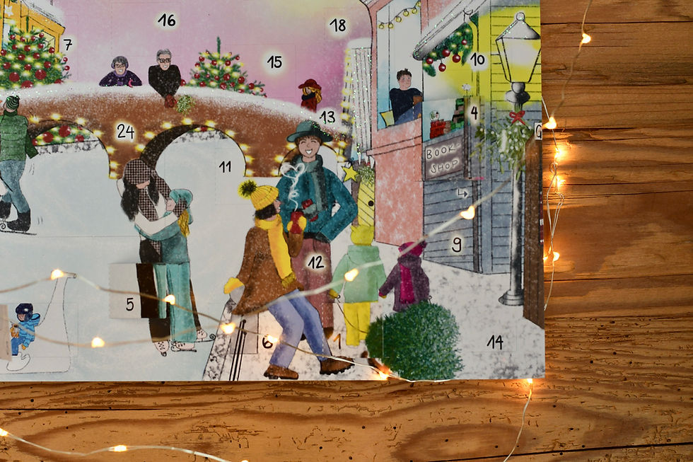 Miniaturbild: Weihnachten - Adventskalender mit Türchen
