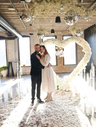 LUXURY PROPOSAL AT THE MEX TOLEDO OHIO DESIGNED BY DESTINATION EVENTS