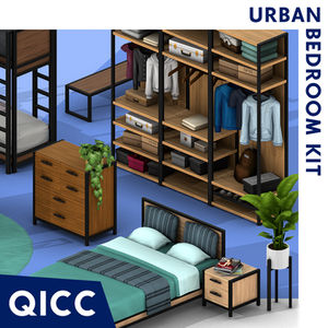 Urban Bedroom Kit | Sims 4 Maxis Match CC
