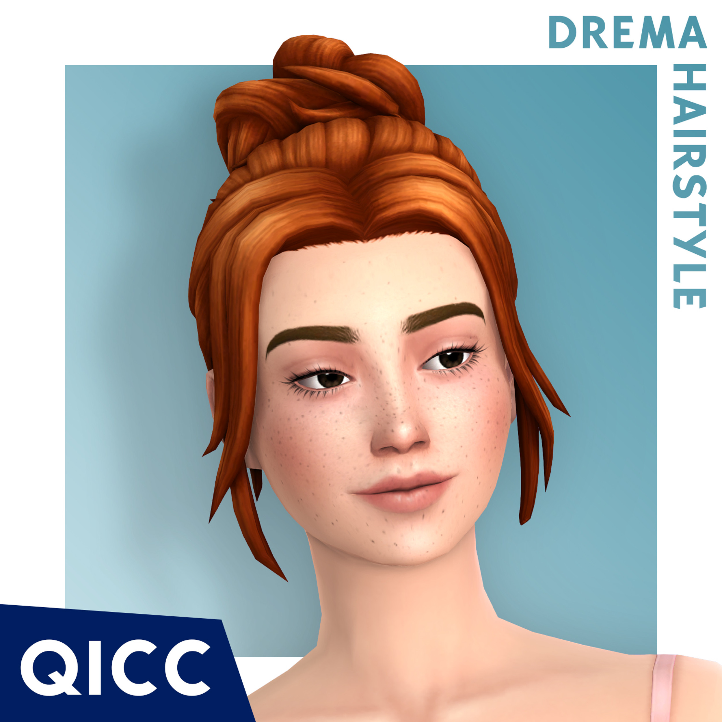 Drema Hair Sims 4 Maxis Match CC