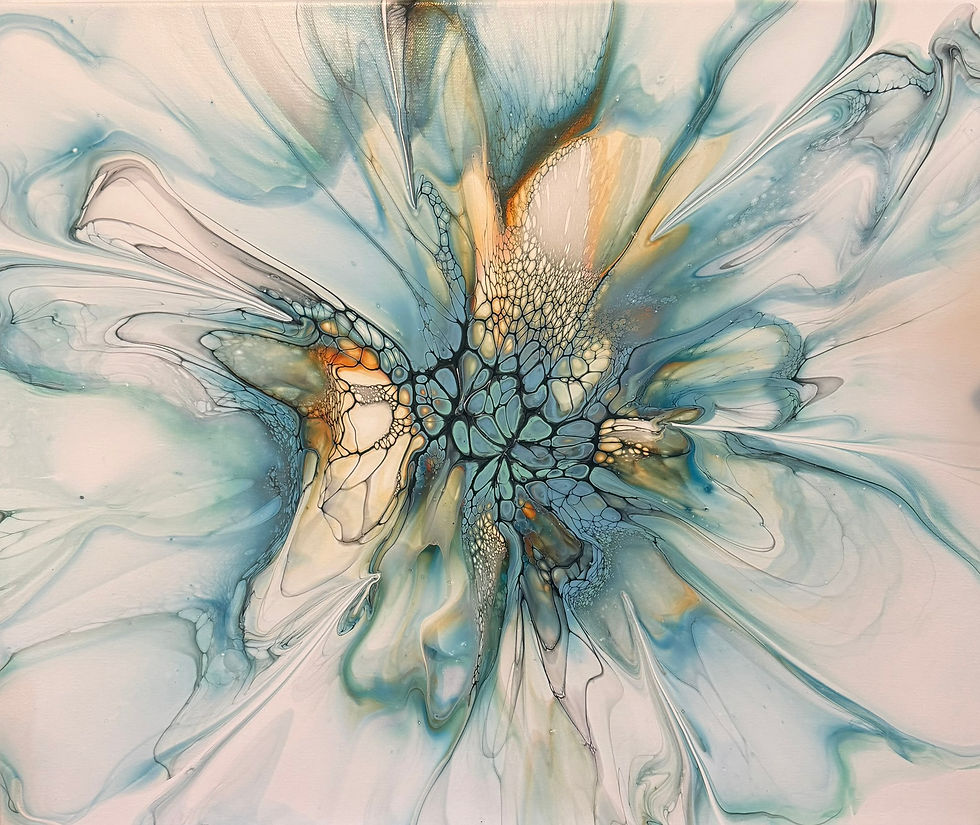 Thumbnail: SOLD - 'Aleya' - Original Acrylic Painting - 20"x24"
