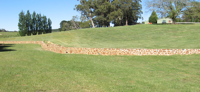 Basalt Retaining Wall