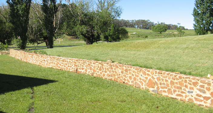 Basalt Retaining Wall