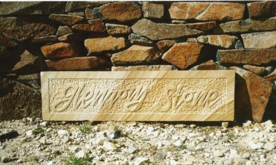 Hand Carved Sign