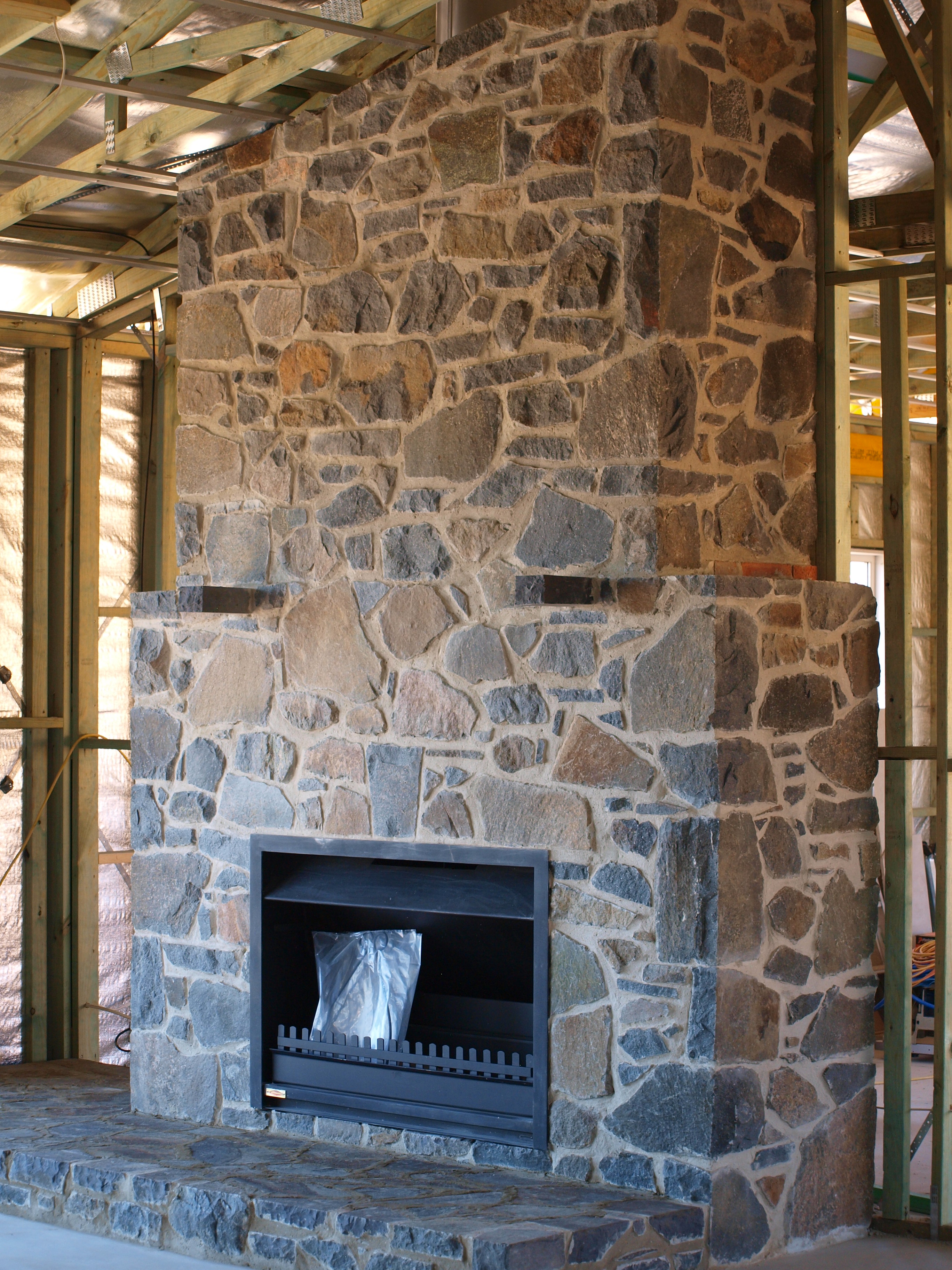 Basalt Fireplace and Hearth