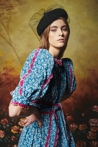ALAMO DRESS BLUE CORDUROY | CeliaB