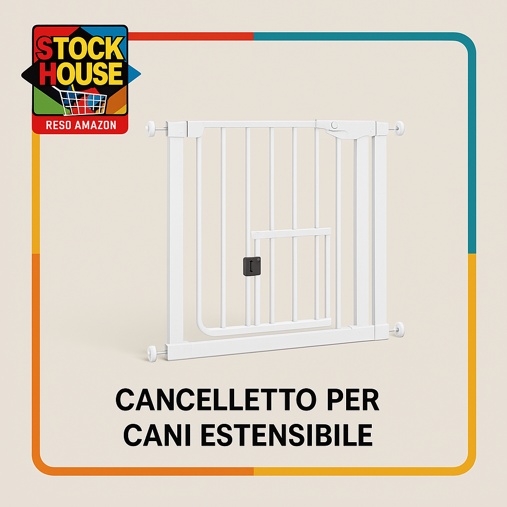 Cancelletto per cani estensibile