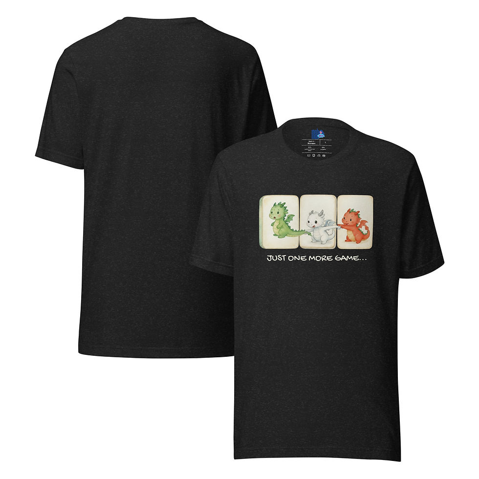 Thumbnail: Playful Dragons Unisex t-shirt