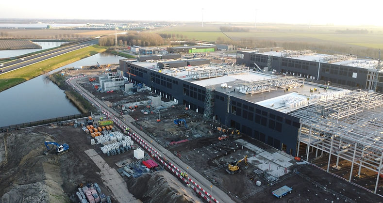 A large commercial construction project