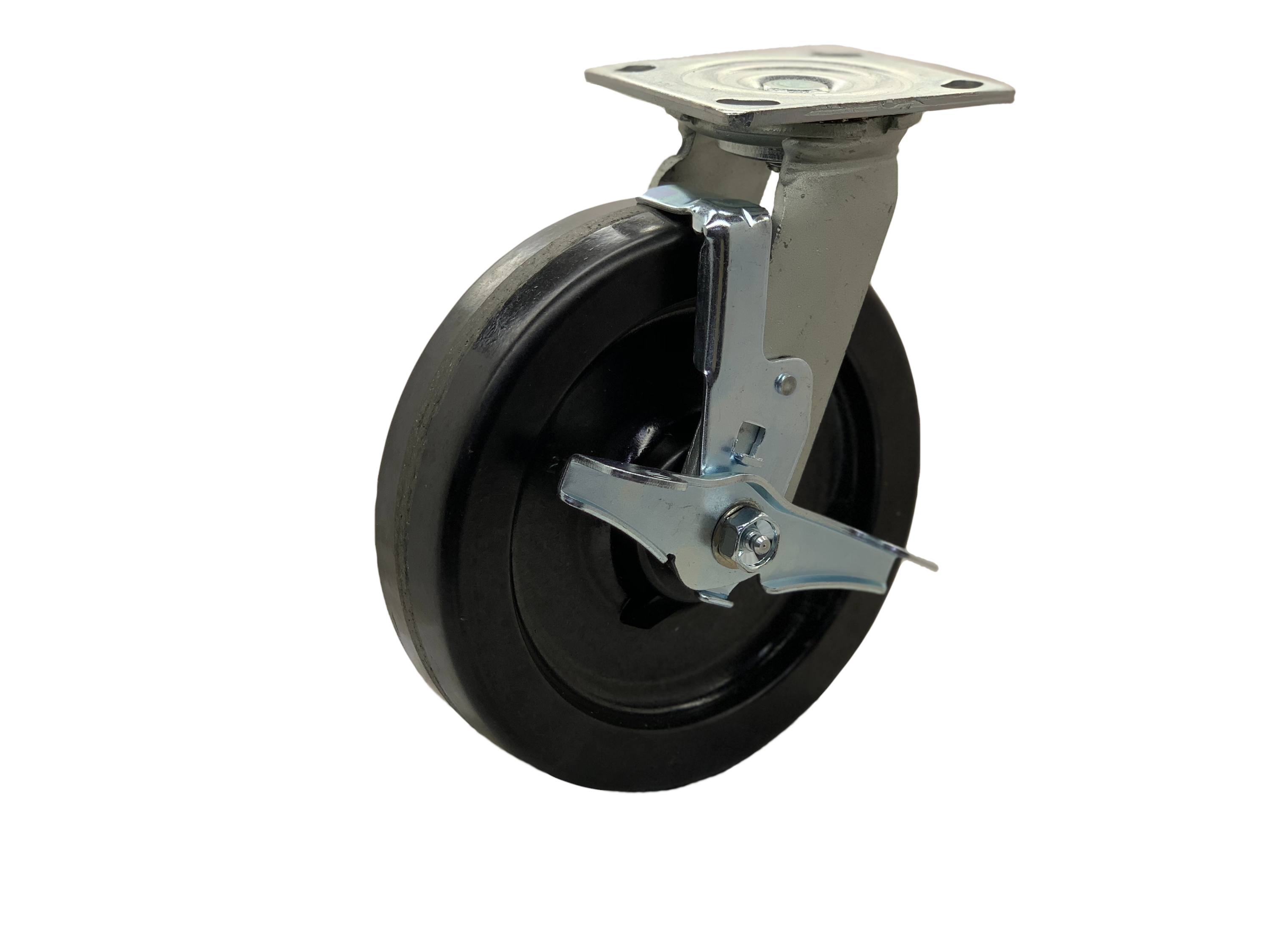 Swivel 8x2 Phenolic Wheel Top Lock Brake
