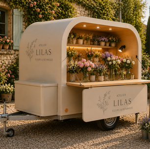 Mini boutique mobile pour artisans : la remorque boutique sur mesure pour vendre autrement